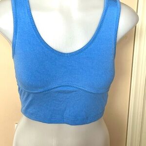 SHEIN blue crop top